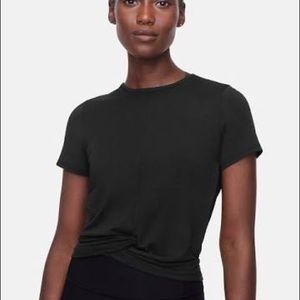 Outdoor Voices Ready Set Knot Shirt in Black NWT